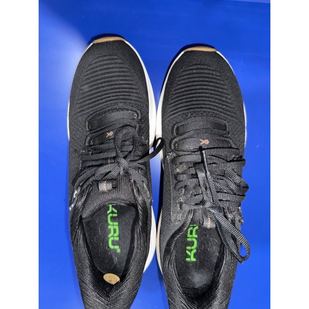 Kuru Atom 2 Womens Athletic Running Shoes Black Mesh Upper Lightweight Comfort